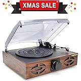 Jensen JTA-220 3-Speed Stereo Turntable with AM/FM Stereo Radio (Silver ...