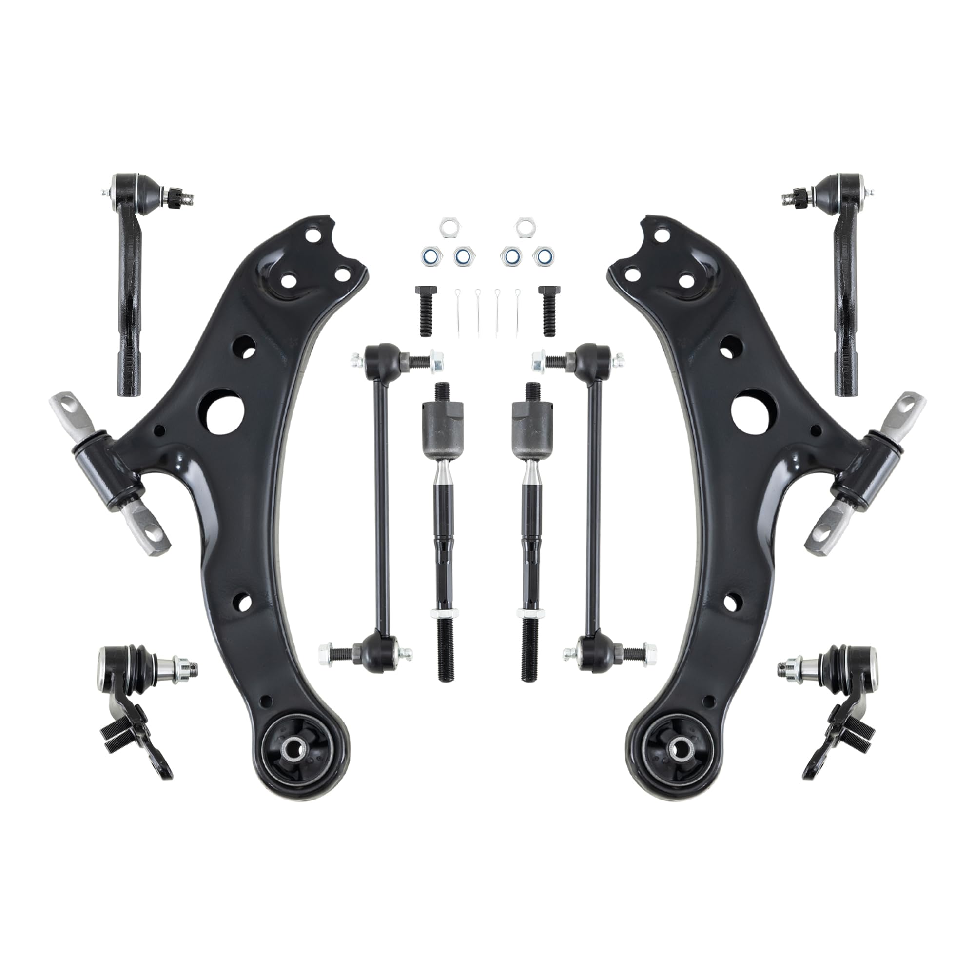 KUIPERAUTO 10PCS Front Suspension Kit Control Arms Compatible for 2002-2003 Lexus ES300/Toyota Camry (V6 3.0L)(w/o Ball Joint, Tie Rods, Stabilizer Bars)
