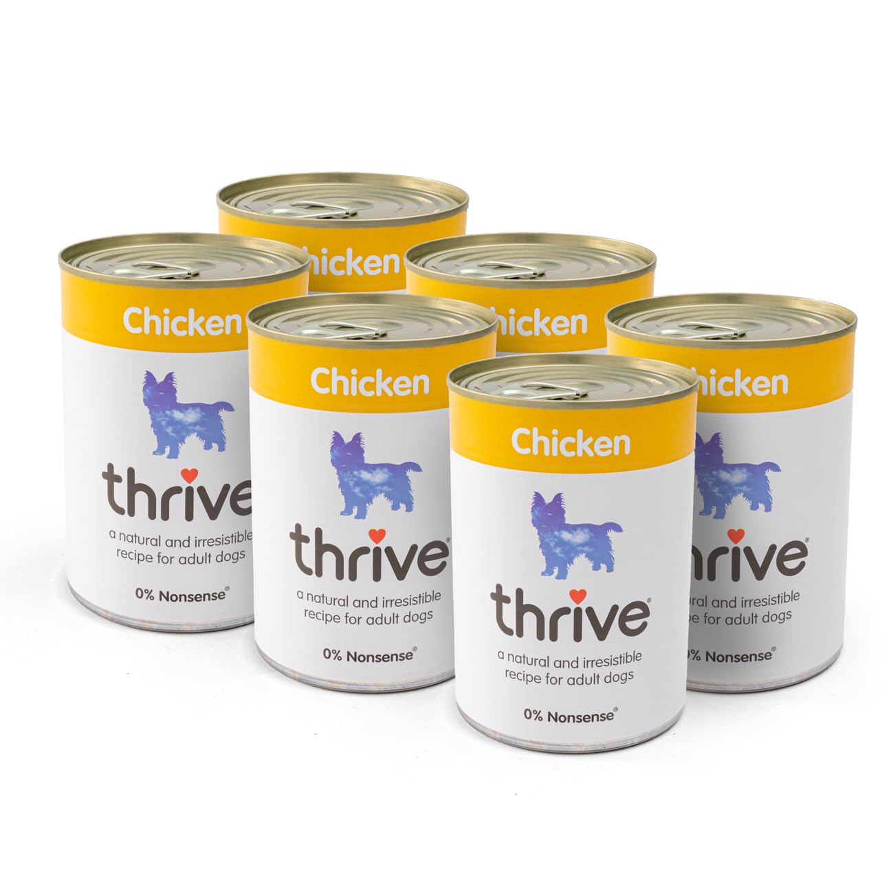 Thrive dog food - Chicken (pack of 6),400 g (Pack of 6)