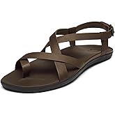OLUKAI Upena Women's Strappy Beach Sandal, Lightweight & Durable Design, Water Resistant Slides for All-Day Comfort & Style