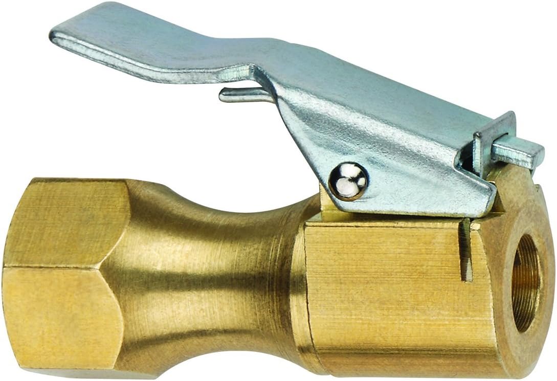 TruFlate 17362 Straight LockOn Air Chuck with ShutOff