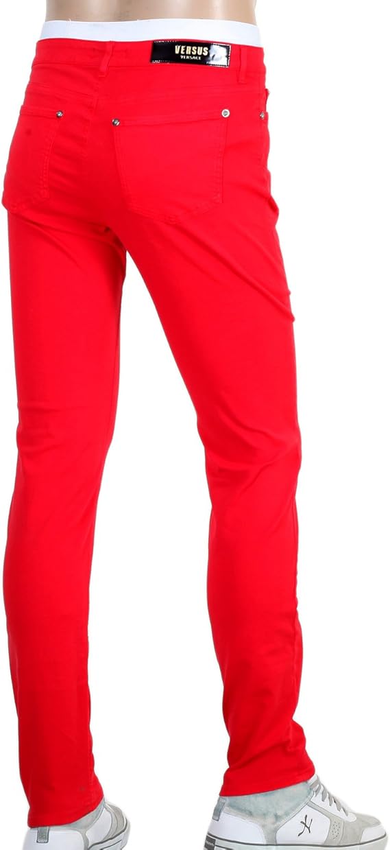 red jeans versace amazon