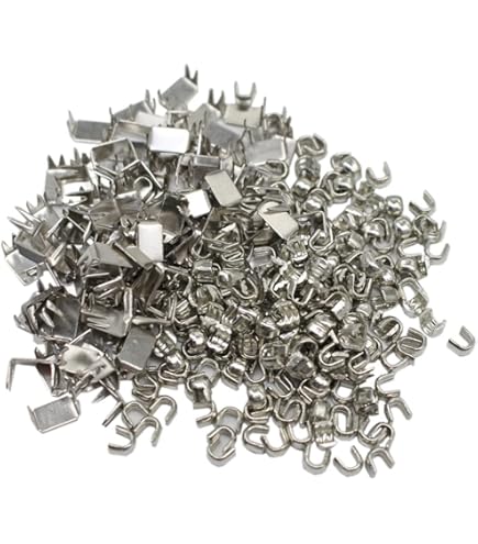 Amazon.com: ZCZQC 50PCS #5 Silver Zipper Stops - Top and
