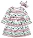 Mini honey Toddler Kids Baby Girl Christmas Costume Long Sleeve Tutu Dress Headband Outfits (Multicolor, 12-18 Months)