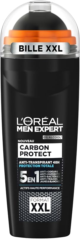 L'Oréal Paris Men Expert – Carbon Protect Ice Fresh XXL – Deospray für Herren, gegen Fingerabdrücke, 100 ml, XXL-Format