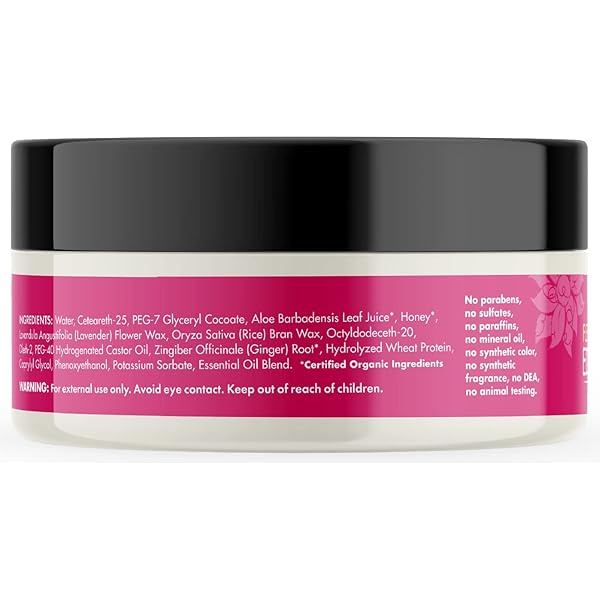 MIELLE ORGANICS HONEY & GINGER FLEXIBLE HOLD EDGE GEL, 4 OUNCES