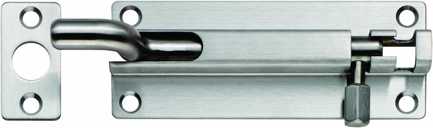 Carlisle Brass BBT1150CR/BSS 150 X 38MM CRANKED Barrel Bolt, Silver