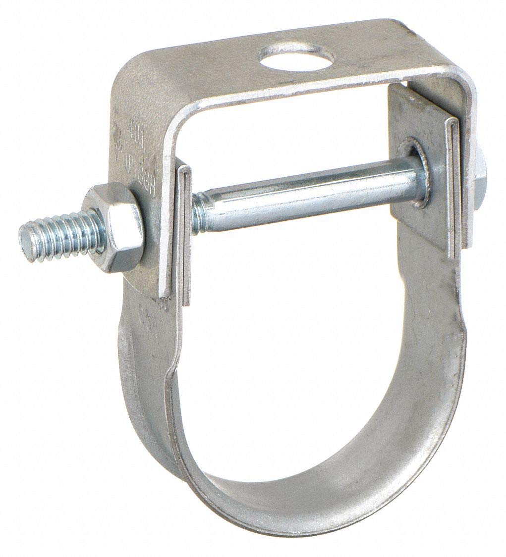 Clevis Hanger, 6 In, 1940 lb Max Load Pipe Clamps