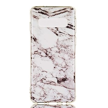 Lomogo Samsung Galaxy S10+ (S10 Plus) / G975 Case Soft Silicon Case Shockproof Anti-Scratch Marble Case Cover for Samsung Galaxy S10+ (S10Plus) - LOYHU190141 L9