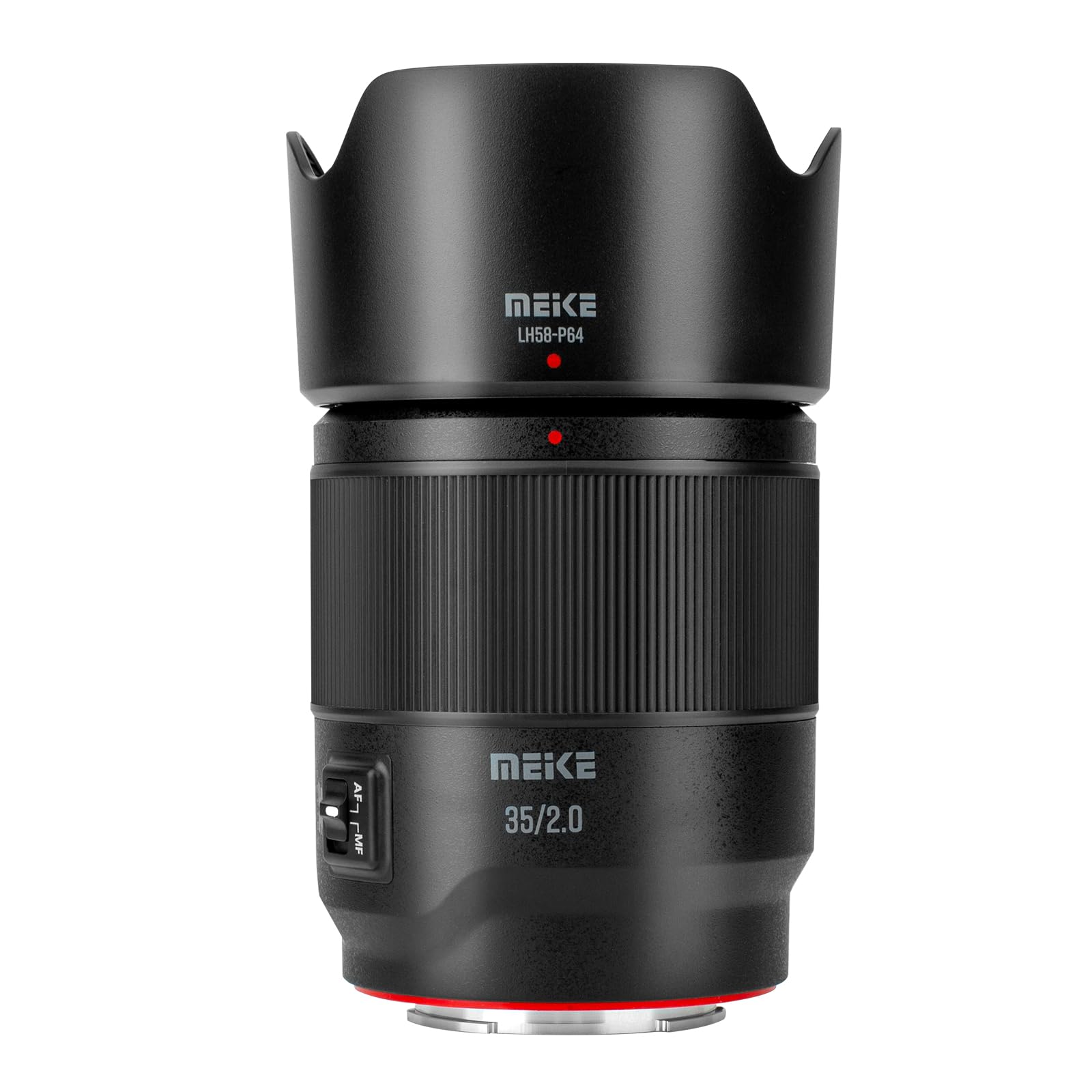 Meike 35 mm F2.0 Full Frame AF STM Lens (Stepper Motor) with Large Aperture Aperture Auto Focus and Fixed Prime Portrait Lens for Sony E-Mount Mirrorless Cameras A9 A7III A7II A7 A7R3 A7R4