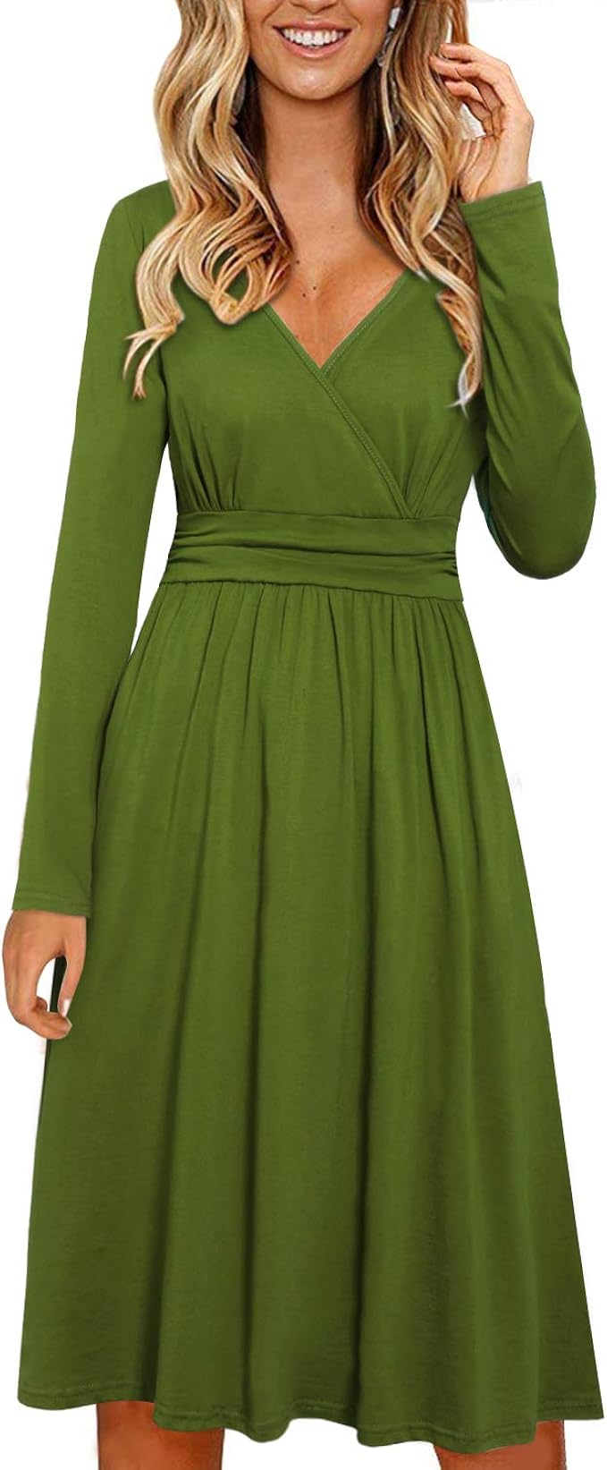 wrap dress pockets