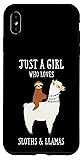 iPhone XS Max Just A Girl Who Loves Sloths and