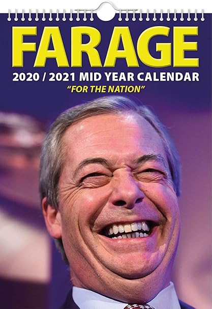 Immagini Divertenti Natale 2020.Nigel Farage Calendario Da Parete 2020 Divertente Stravagante Regalo Di Compleanno Natale Amazon It Cancelleria E Prodotti Per Ufficio