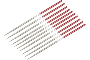 uxcell 10pcs Round Diamond Needles File 2mm x 100mm 150 Grit for Metal Glass Wood Stone Grinding Polishing Engraving