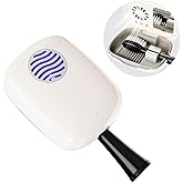 UWTLFCE UV-C Toothbrush Sanitizer Cover Case and Holder Electric Travel Toothbrush Cover with Holder for Any Toothbrush Head Rechargeable Toothbrush Travel Case White