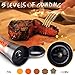 SZUAH Salt and Pepper Grinders Set, 6 OZ Stainless Steel Salt and Pepper Mills with Cleaning Brush, Ceramic Rotor with Strong Adjustable Coarseness[Set of 2]...