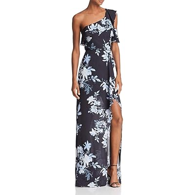 BCBG Max Azria One Shoulder Floral Print Evening Kuwait Ubuy
