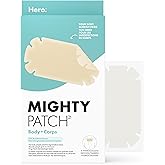 Hero Cosmetics Mighty Patch Body – The XXL Hydrocolloid Patch for Large Breakout Areas, Suitable for Sensitive Skin, 4 Count