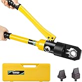 Huanyu Hydraulic Nut Splitter Tool Heavy Duty Nut Separator Portable | Cracker Force 10T Cutting Range M8-M14 M16-M24 for Removing Rusty Broken Damaged with Storage Box YP-24