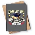 Graduation Card - Funny Graduation Card - Graduation Cards 2024 - College Graduation Card - High School Graduation Card - Granddaughter Graduation Card - Grandson Graduation Card - Congratulations