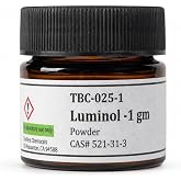 Luminol, 1 Gram | Chemiluminescence Chemical, Blue Glow, Laboratory Use Only