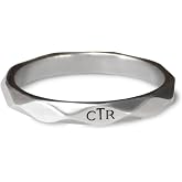 Diamond Cut LDS CTR Ring by Ringmasters | Choose the Right Faith Ring | Keepsake LDS Jewelry