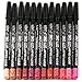 12pc City Color Chic Precision Lip Liner set of 12 colors #L0024