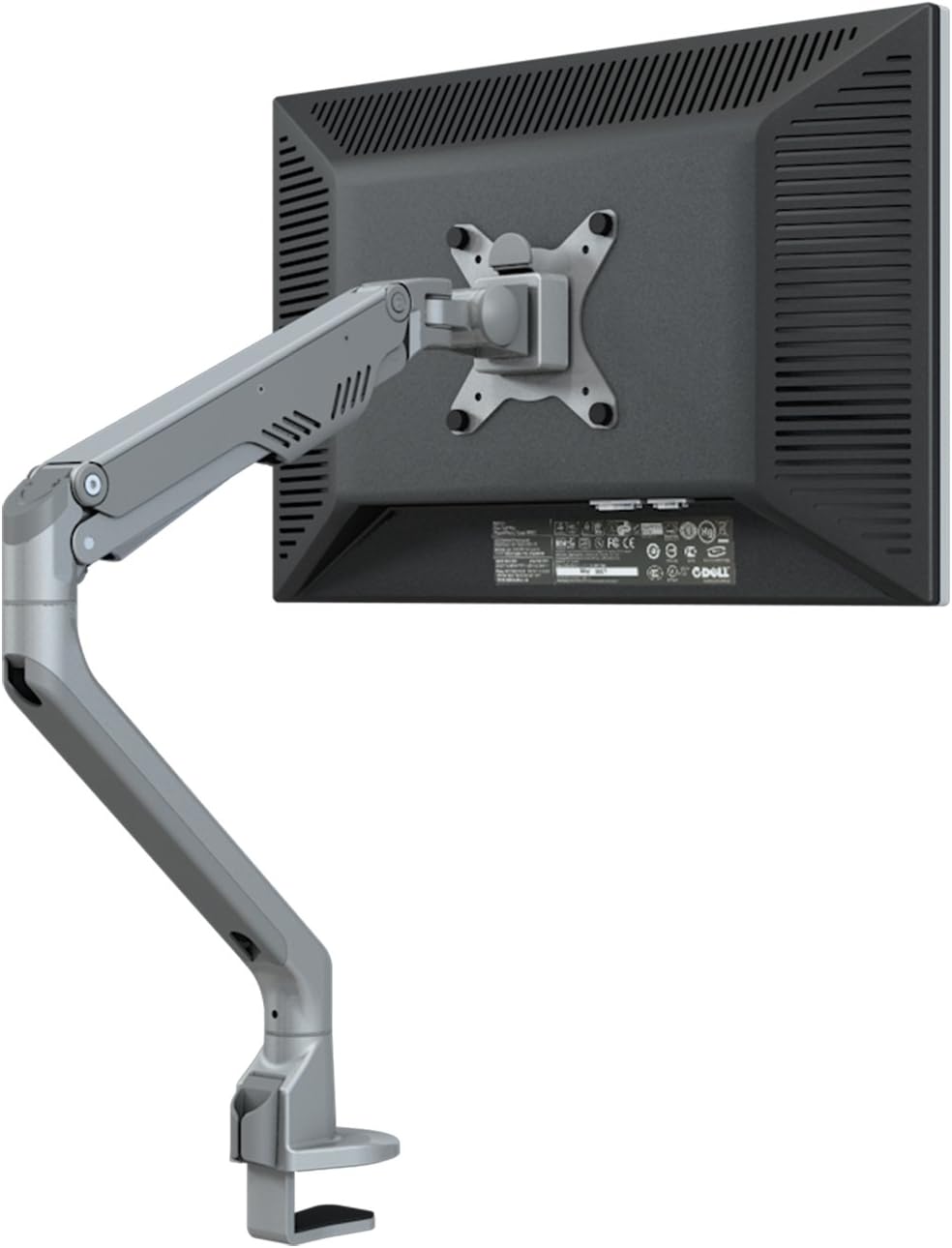 ThingyClub Gas Spring Single LCD Arm Desk VESA Bracket & Monitor Arm Stand for 10"-30" Screens: Tilt up 90° /down 45° - Image 3