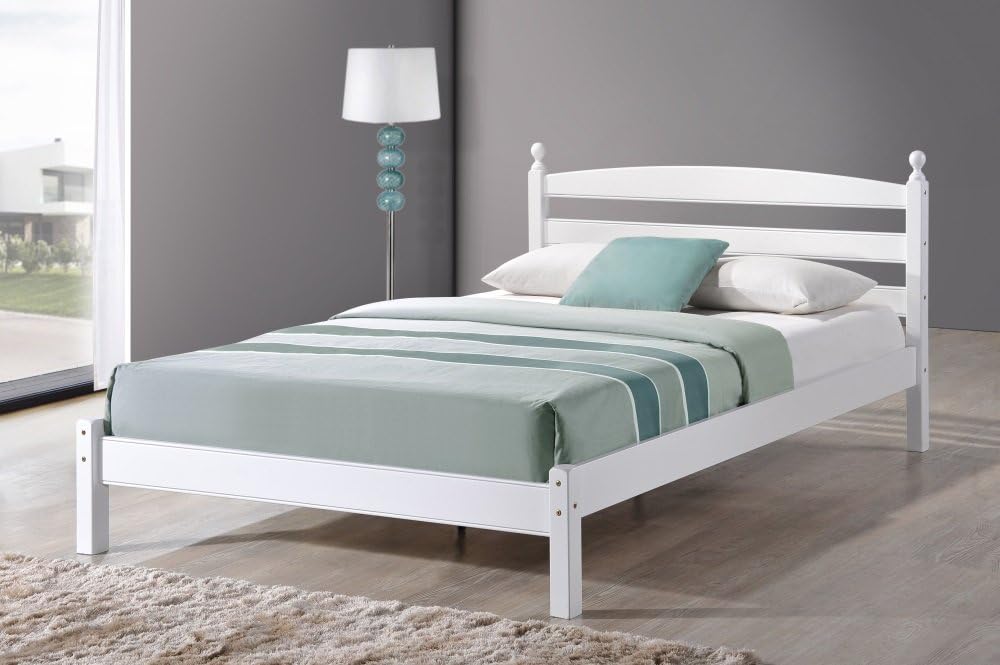 Mattress Shed Birlea Oslo 4ft6 (Double) Wooden Bed - White