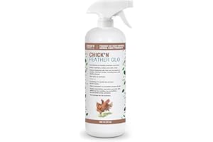 Formule Chick’N Feather Glo de Chick'N Swell - Plumes et peau saine des volailles, oiseaux, Cages et poulaillers 946 ml- Fabr