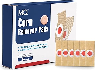 MQ Corn Remover Pads 24 Pcs Corn Plasters with Hole Foot Care Patch