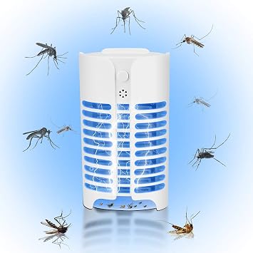 Qoxmcufgbh Creative blue household mosquito killer light control