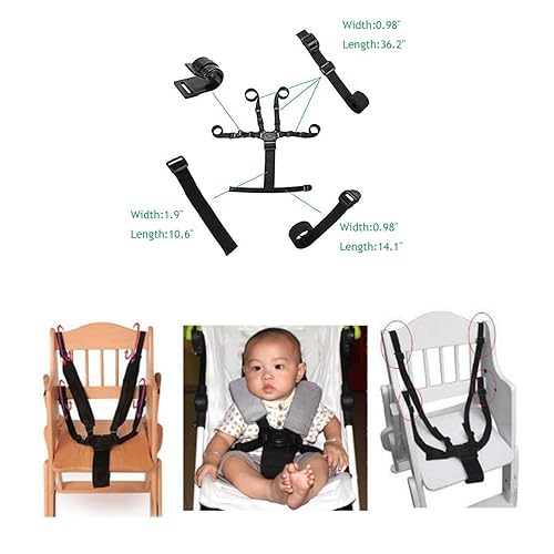 Topwon Point Harness Baby Chair Stroller Safety Belt Pram Buggy