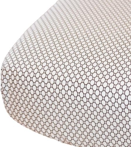 Oliver B Crib Sheet, White/Espresso