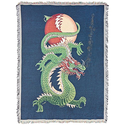 Grateful Dead - Lightning Bolt Dragon SYF Throw Blanket