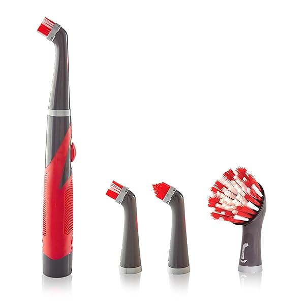 RUBBERMAID REVEAL POWER SCRUBBER 5-PIECE KIT, CORDLESS ELECTRIC...