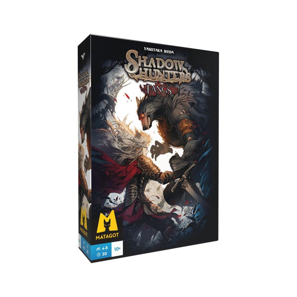 Matagot Shadow Hunters - Fang Edition - Board Game - For 4 to 8 Players - 10 Years and Up - French Version