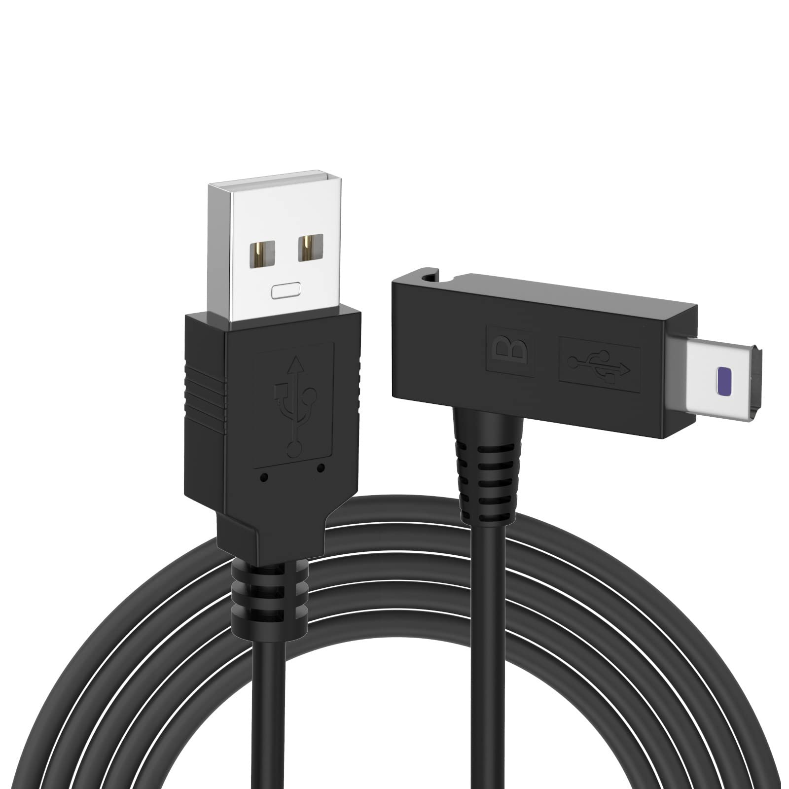 Toxaoii Mini USB Charging Cable Date Sync Cord Compatible with Wacom Intuos Pro PTH450 PTH451 PTH650 PTH651 PTH851 PTK440 PTK450 PTK640 PTK650 PTK840 PTK850 PTK1240 Bamboo (Mini Connector, 6.5 FT)