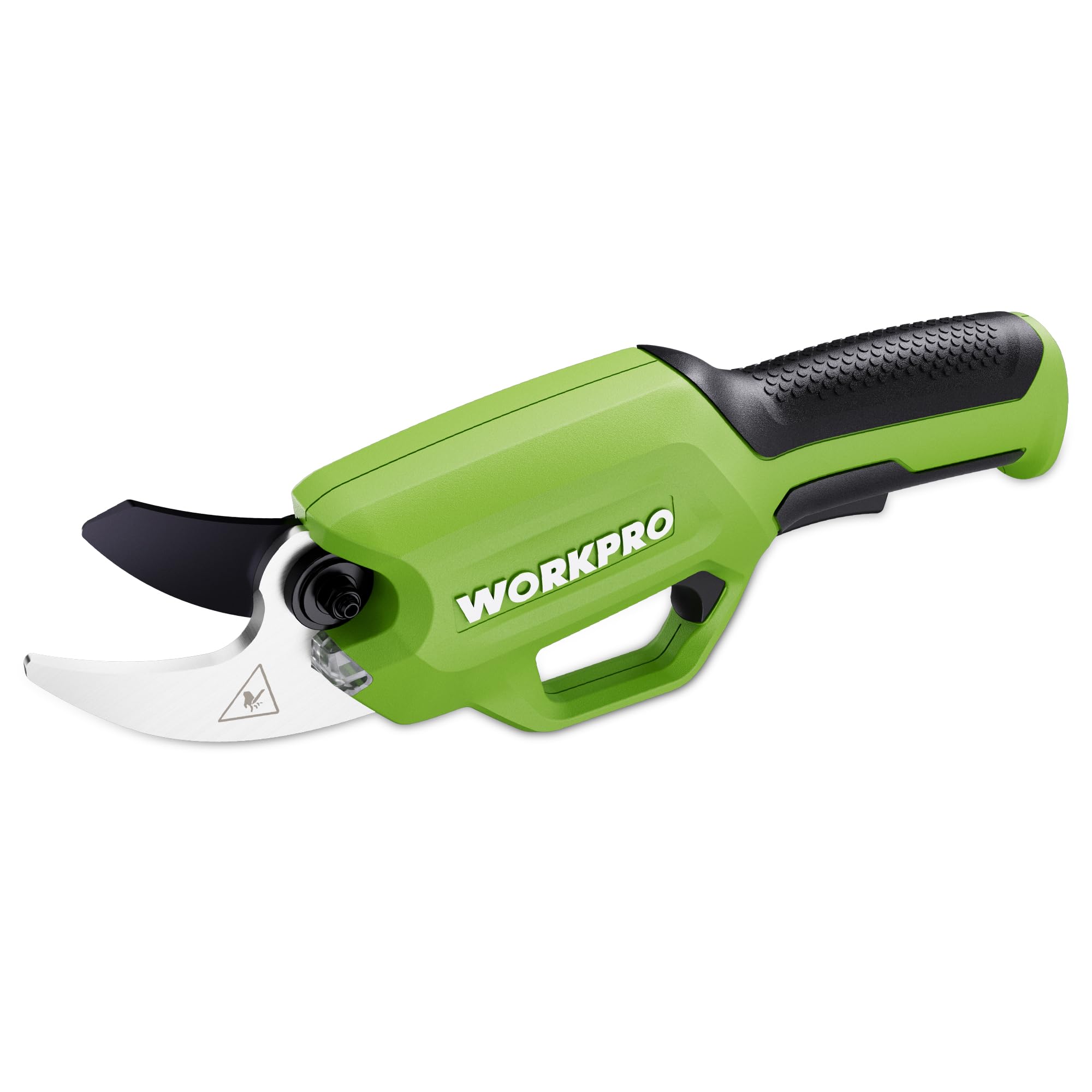 WORKPRO 7.2V Cordless Electric Pruning Shears, Heavy Duty Secateurs with 2.0Ah Li-ion Battery and SK5 Blades, Max Cutting Diameter 19 mm