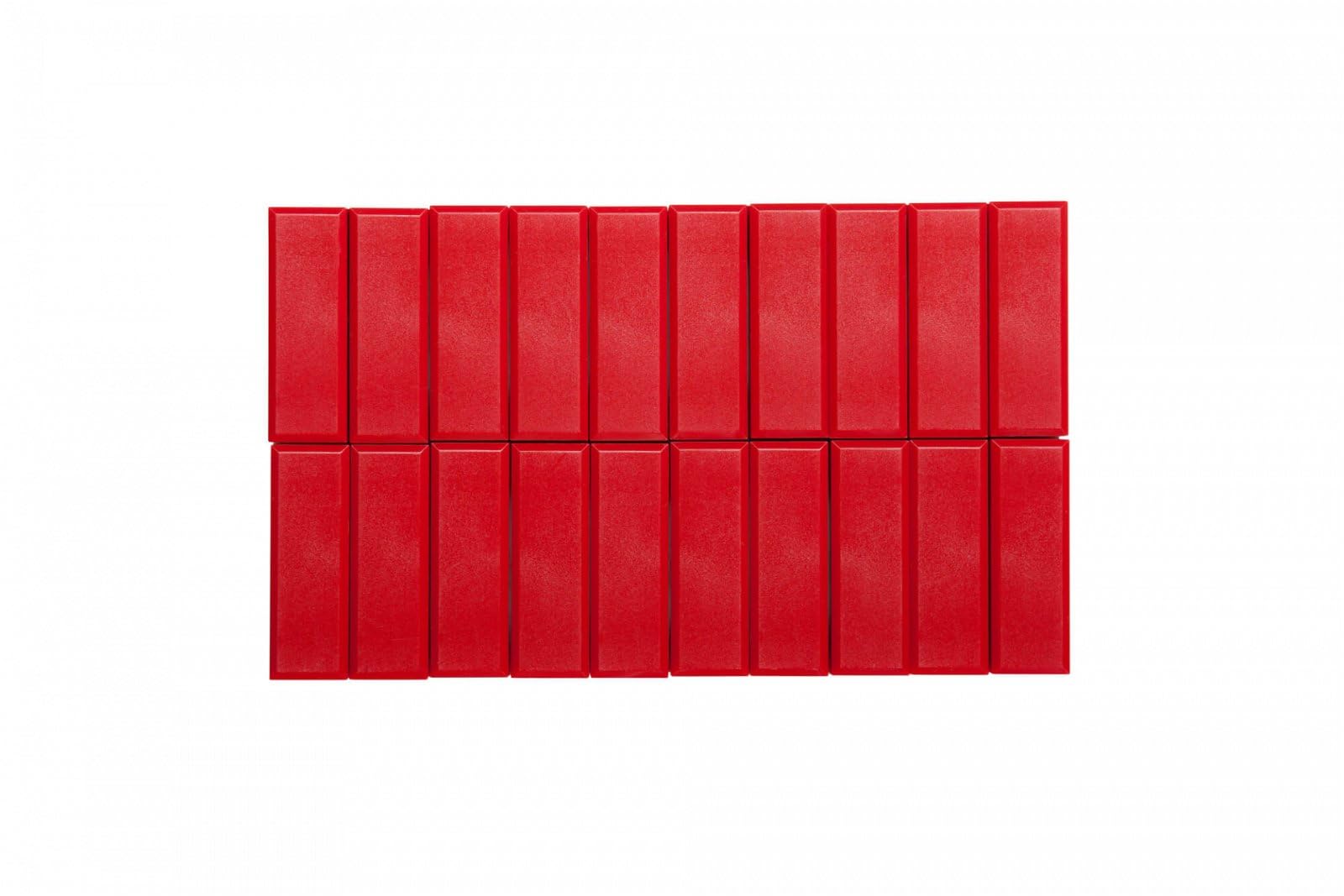 MAUL 1 kg Maulpro High Quality Rectangular Magnet for Whiteboards - Red (Pack of 20)