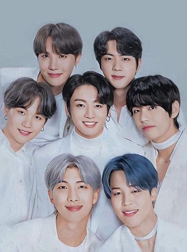 DSFJK Rompecabezas 5D DIY BTS Banda Coreana Rompecabezas de Diamantes