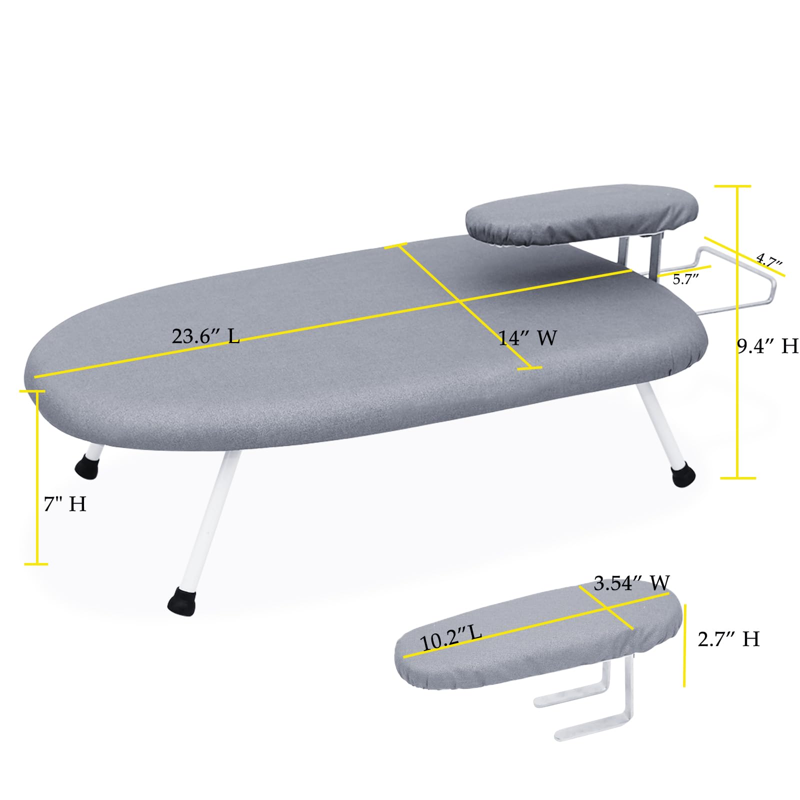 AKOZLIN Tabletop Ironing Board 23.6