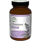 ST FRANCIS HERB FARM Chastetree (60 Capsules) Organic Herbs, Vegan, Vegetarian, Made in Canada (1 Container) Hormone Normaliz