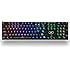 MechanicalEagle Z-88 RGB Backlit 104 Keys Mechanical Gaming Keyboard with Blue Switches DIY - Replaceable Switches - Black