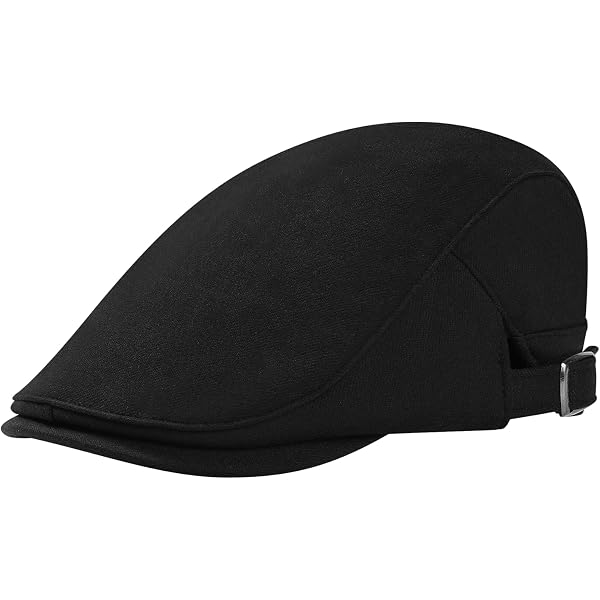 DOCILA Flache Lederkappe Für Frauen – Newsboy Cap Im Gatsby-Stil, Verstellbar, Leicht, Für Herbst & Frühling