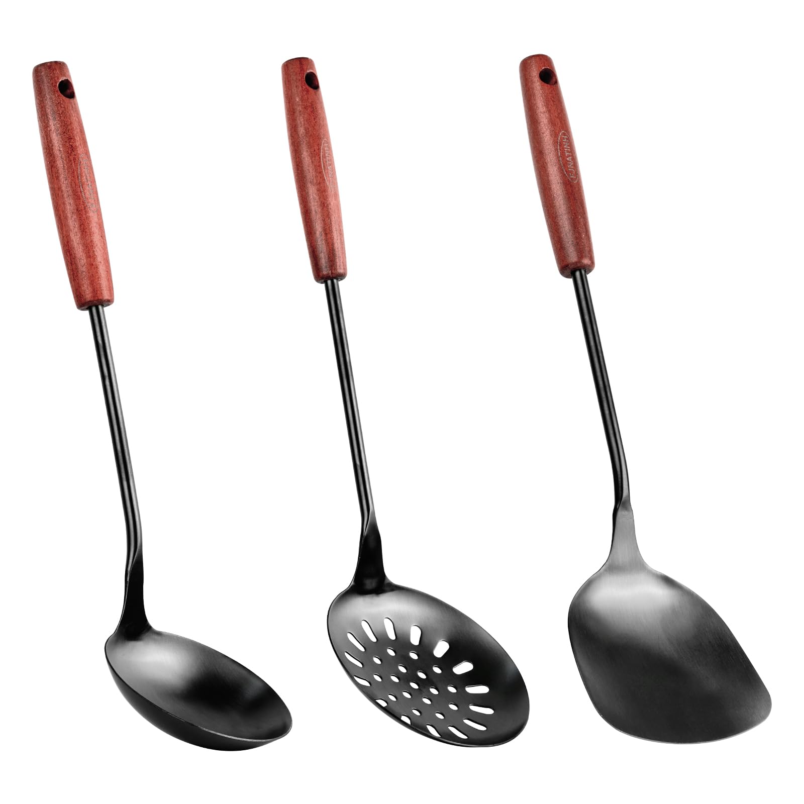 T-fal 中華鍋用スパチュラとお玉のセットの商品画像