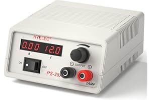 AIVOXE Bulipu Adjustable DC Bench Power Supply Variable Output 12V 9V 7.5V 6V 4.5V 3V