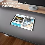 H&S A4 Display Folder with 100 Pockets Black Certificate Folder view 6