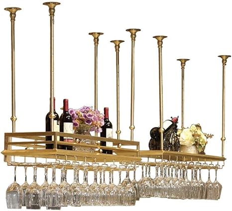 Fengfan Ceiling Mounted Hanging Stemware Wine Glass Hanger