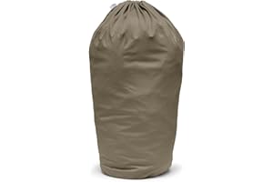Kanga Care Seam Sealed Drawstring Reusable Diaper Pail Liner Large Barrel Shape 26" height x 51" top x 33" base | Pebble